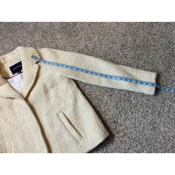 Land's End Textured Wool Blend Jacket/Coat, size Women's 8 - Picture 5 of 9